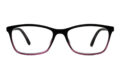 Lesebrille LEXXOO 4092 schwarz-lila frontal