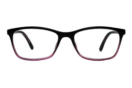 Lesebrille LEXXOO 4092 schwarz-lila frontal