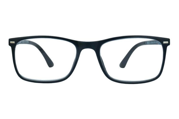Lesebrille Lexxo 4121A schwarz blau frontal
