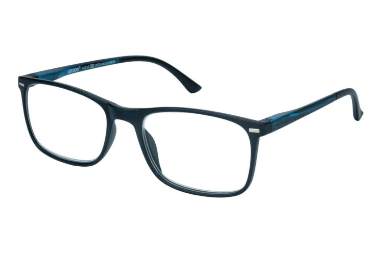 Lesebrille Lexxoo 4121A schwarz blau seitlich