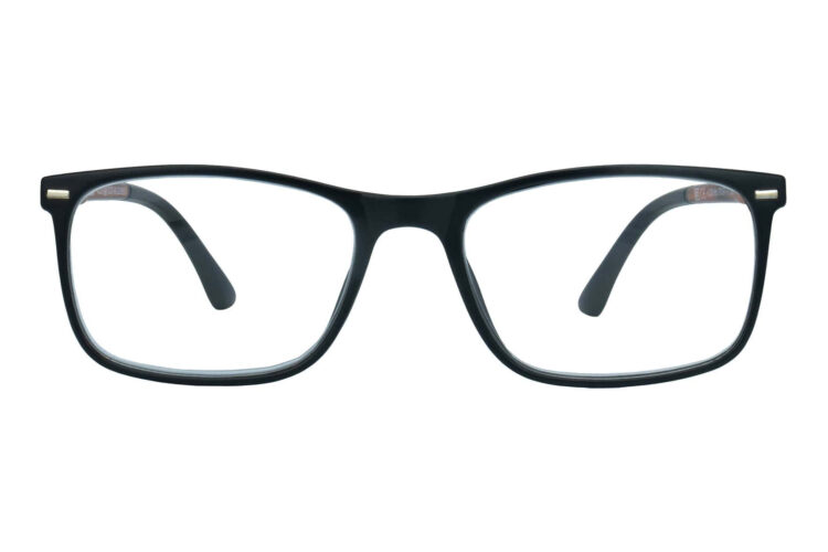 Lesebrille Lexxoo 4121A schwarz braun frontal