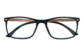Lesebrille Lexxoo 4121A schwarz braun geschlossen