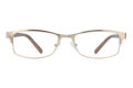 Lesebrille Lexxoo 4121B gold frontal