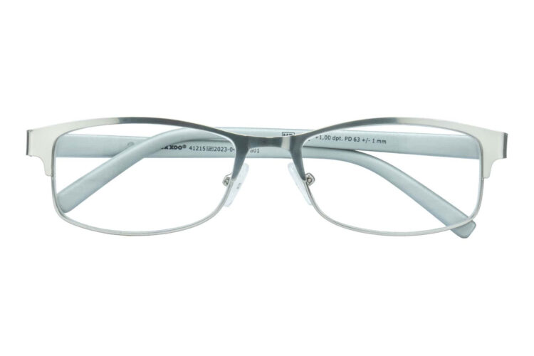 Lesbrille Lexxoo 4121B silber geschlossen