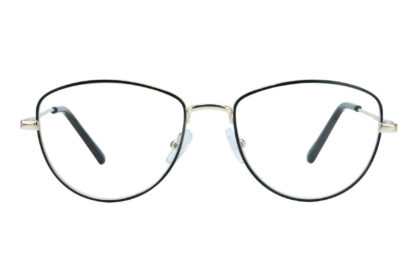 Lesebrille Lexxoo 4153B schwarz frontal