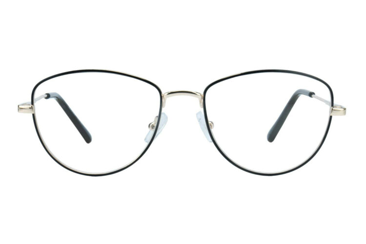 Lesebrille Lexxoo 4153B schwarz frontal