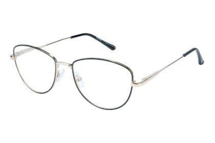 Lesebrille Lexxoo 4153B schwarz frontal