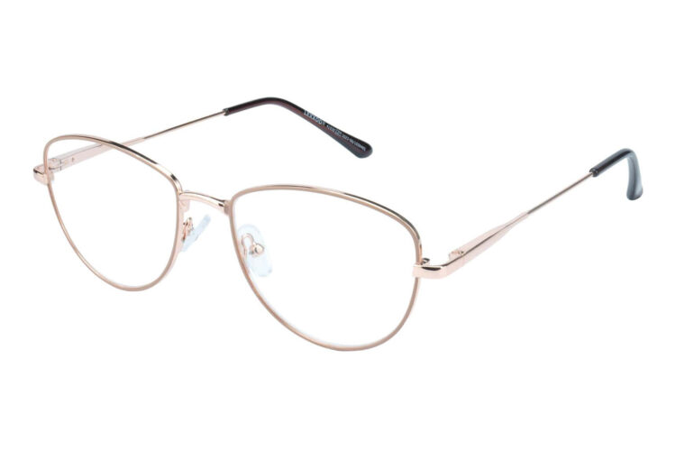 Lesebrille Lexxoo 4153B rosegold seitlich
