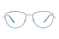 Lesebrille Lexxoo 4153B blau frontal