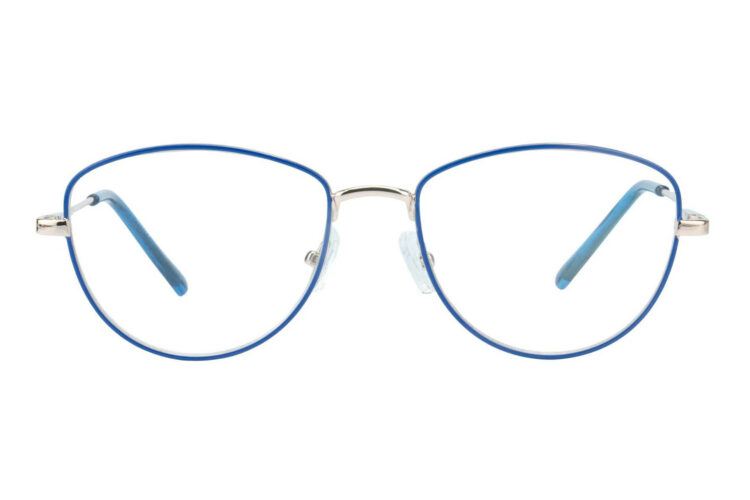 Lesebrille Lexxoo 4153B blau frontal