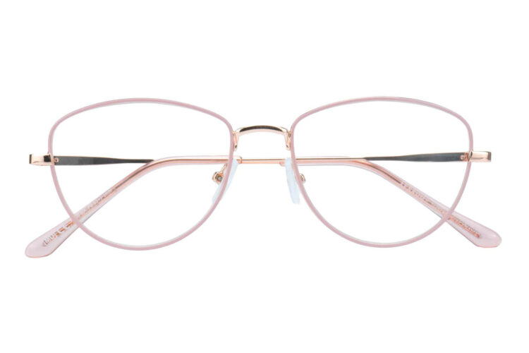 Lesebrille Lexxoo 4153B rose geschlossen