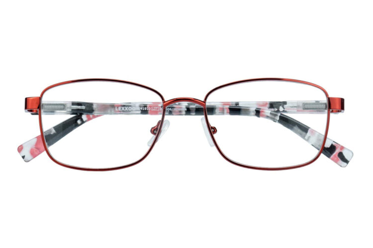 Lesebrille Lexxoo 4191 rot geschlossen