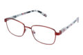 Lesebrille Lexxoo 4191 rot seitlich