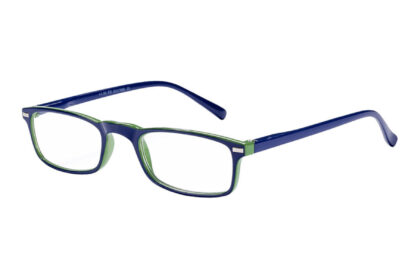 Lesebrille Victoria Collection Evelyn blau grün frontal