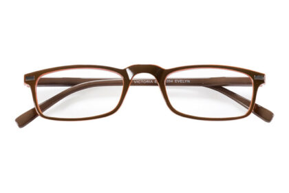 Lesebrille Victoria Collection Evelyn braun orange frontal