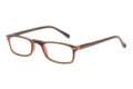 Lesebrille Victoria Collection Evelyn braun orange seitlich