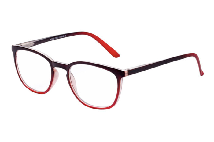 Lesebrille Victoria Collection Marlen rot seitlich